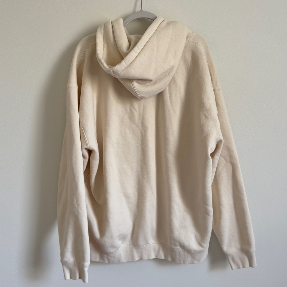 Glossier Limited Edition Hoodie Size XL soft pullover cream neutral oversized - Picture 7 of 7